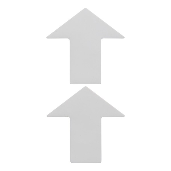 Brady Floor Marking Tape, Vinyl, 2 in W., 5 in L., 0.050 in Thickness, 100 PK 170119 - main